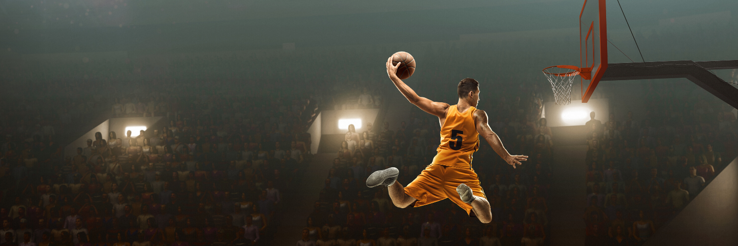 Banner - Basketball dunk